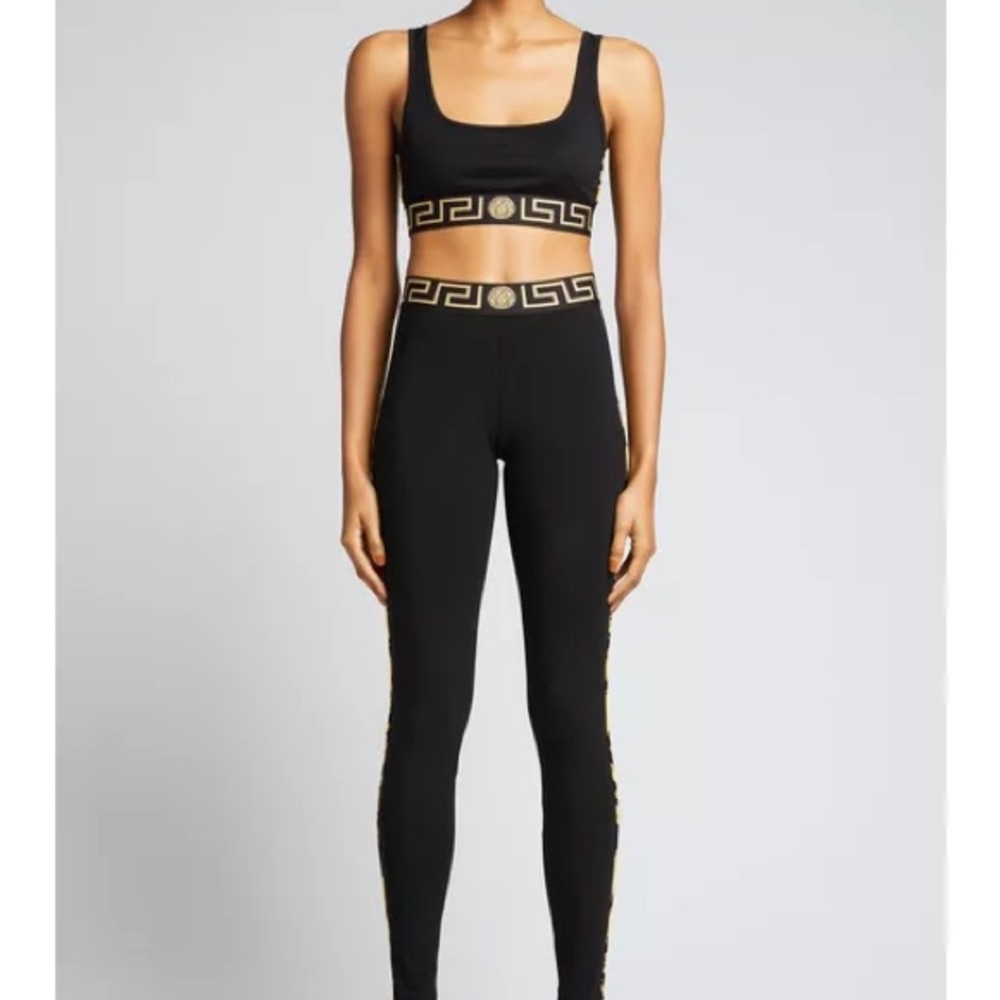 Versace Greco Leggings Outfit Authentic Like New Ready to wear size 3!